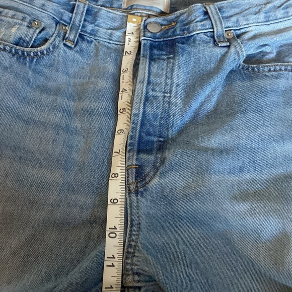 Everlane the Relaxed straight fit size 29 Regular distressed jeans buttonfly - Picture 10 of 12